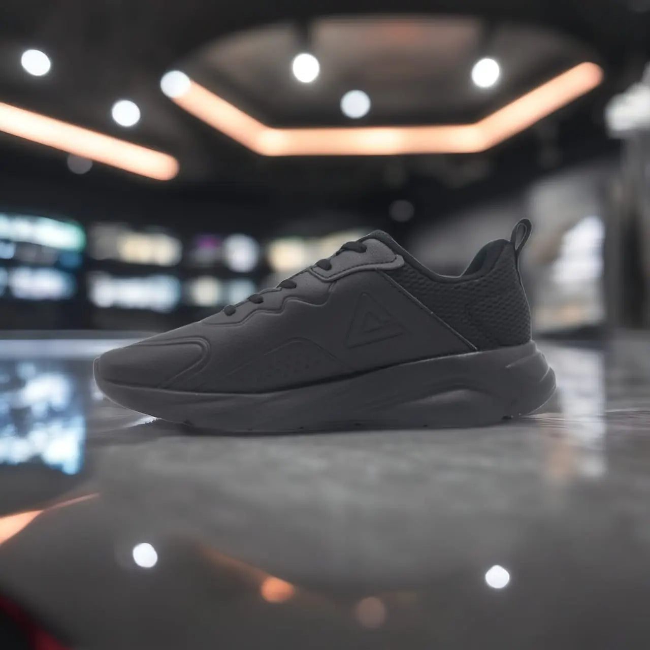 E234597J-Y291	Walking Shoes	ALL BLACK - 213.PEAK