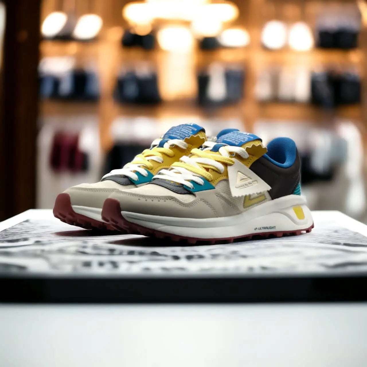 AE323207E  FASHION CASUAL FOO OFF WHITE/ DK.GREY - 213.PEAK