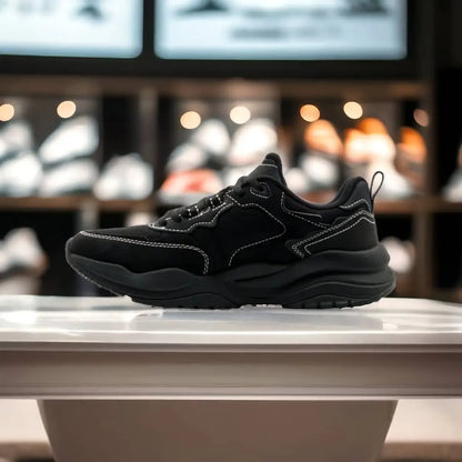 ET44567E-Y291	Retro Casual Shoes	ALL BLACK - 213.PEAK