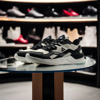 E222177E Retro Casual FOO WHITE/BLACK - 213.PEAK