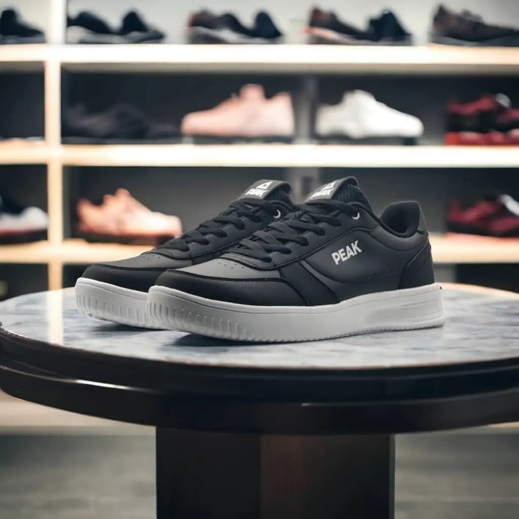 E243417B-2010 CULTURE SHOES BLACK/WHITE - 213.PEAK