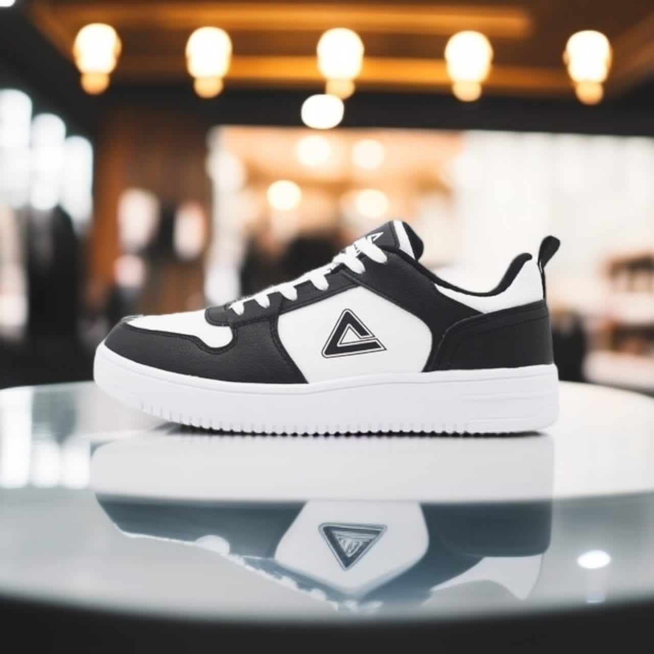 E234857B-2010	CULTURE  SHOES	BLACK / WHITE