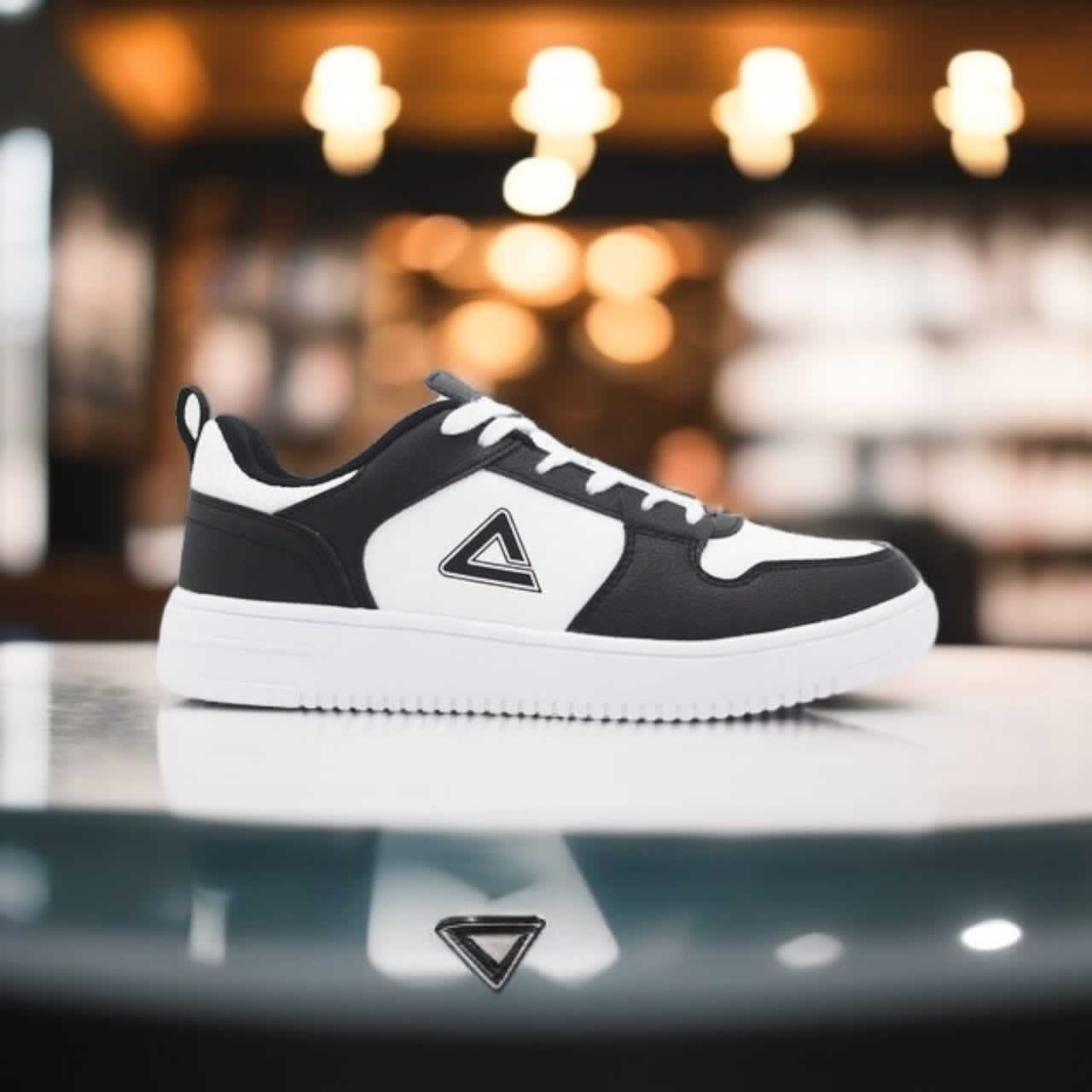 E234857B-2010	CULTURE  SHOES	BLACK / WHITE