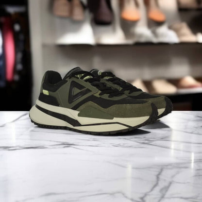 ET34387E-008H	RETRO CASUAL SHOES Light army green /black