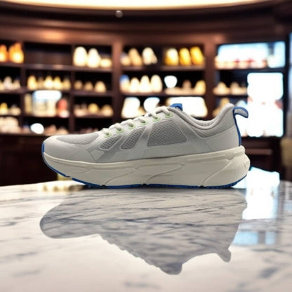 A1EWT51707J-Z499	WALKING  SHOES	MILKY  WHITE/ BLUE