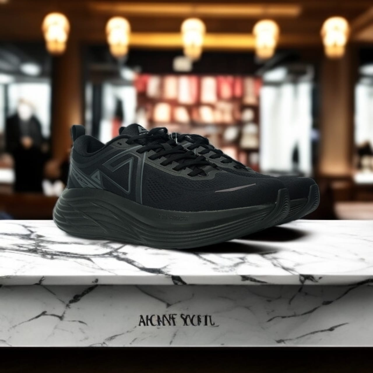 A1ET49327H-Y291 TRAINING/ RUNNING  SHOES- ALL BLACK