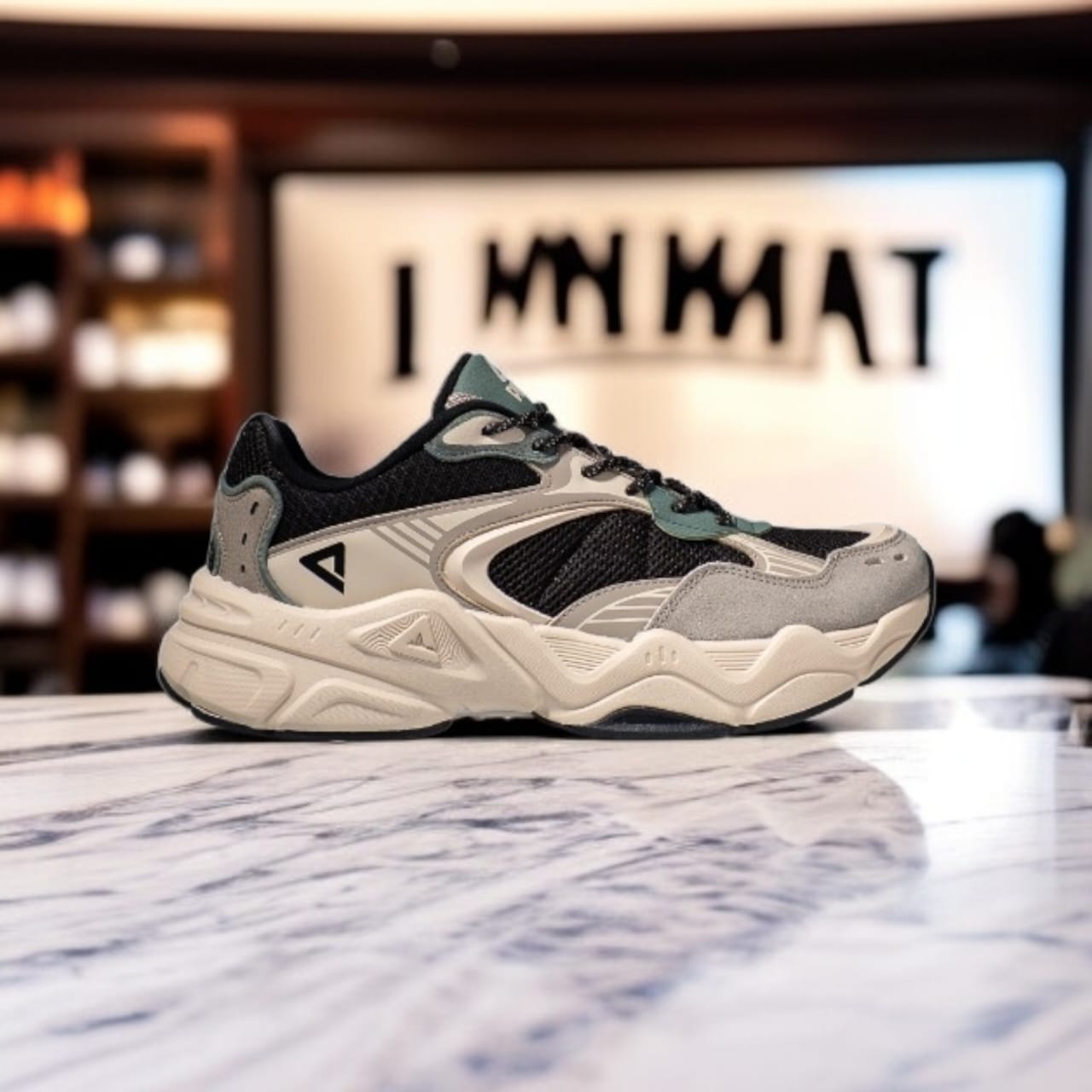 A1ET34147E-0091	SPORTS  SHOES-DK .KHAKI