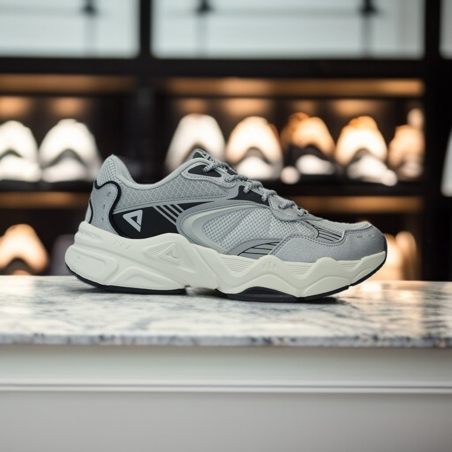 A1ET34147E-  SPORTS SHOES-WHITE /GREY